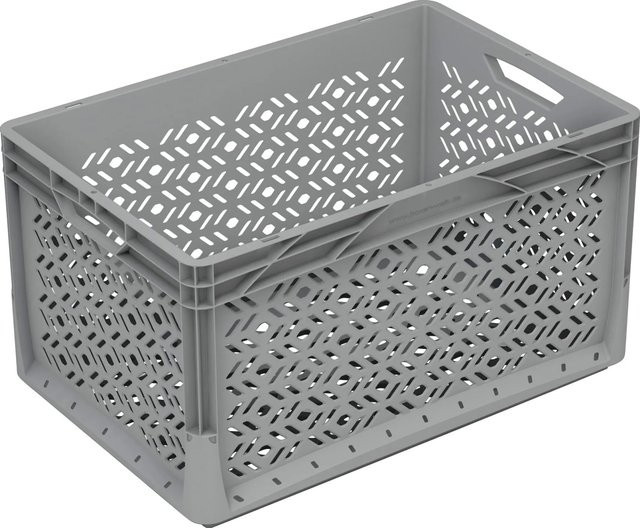 Eurobox-System durchbrochene Box Grau B/T/H: 60 x 40 x 32 cm - Bild 1