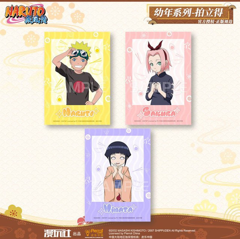 XINGHEDONGMAN Naruto Fotopapier mit Sakura Haruno und Hinata Hyuga Porträt in Mehrfarbig - Bild 1