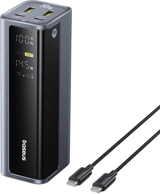 Baseus EnerGeek GP12 Powerbank 20800mAh 145W mit PD und QC Schnellladung in Grau - Bild 1