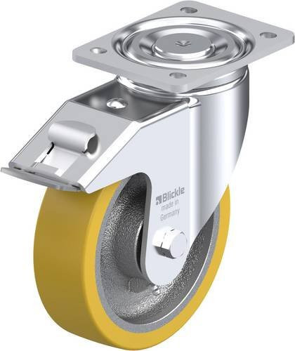 Blickle Lenkrolle LH-GTH 175K-FI mit Feststeller, Rad-Durchmesser: 175 mm, Tragfähigkeit: 875 kg - Bild 1