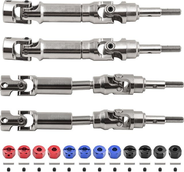 Traxxas CVD-Antriebswellen aus legiertem Stahl, Naben, Metall, Schwarz, Grau - Bild 1