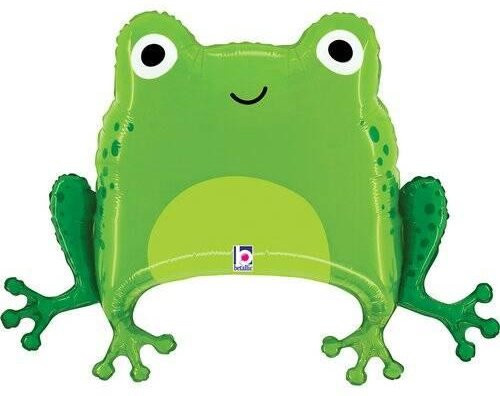 Grabo Folienballon Frosch in Grün, Höhe: 71 cm - Bild 1