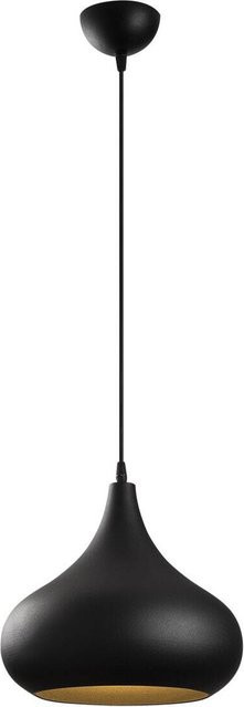 Opviq Pendelleuchte Saglam in Gold und Schwarz aus Metall mit E27 Fassung, Höhe: 126 cm, Breite: 30 cm, Tiefe: 30 cm - Bild 1