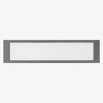 Bega 33159 LED Wandeinbauleuchte in Weiß und Grau für moderne Treppenbeleuchtung