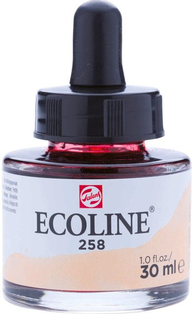 ECOLINE Flüssige Wasserfarbe Aprikose 30 ml - Bild 1
