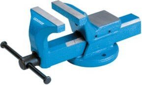 Gedore Parallel-Schraubstock 411-150 in Blau, B/T/H: 15,0 x 20,0 x 20,0 cm - Bild 1