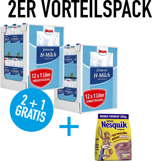 MUH H-Milch, 1,5 %, 24 x 1 l - Bild 1