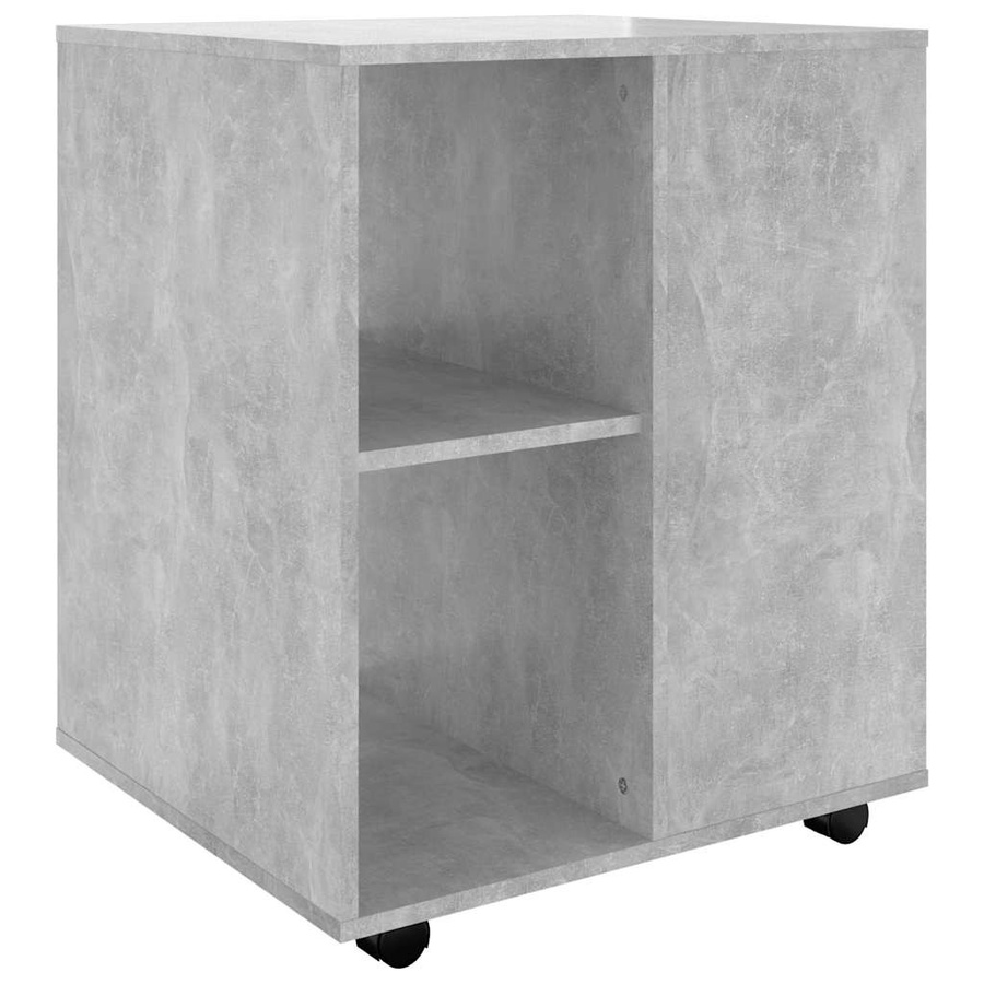 Rollschrank vidaXL in Betongrau mit modernem Design, B/T/H: 60 x 53 x 72 cm - Bild 3