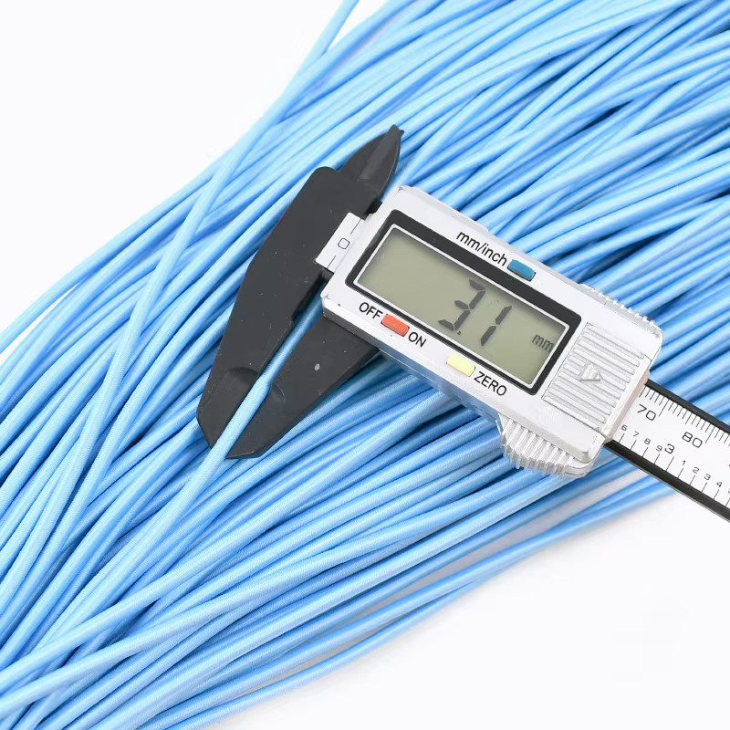 Meetee Elastisches Bungee-Seil, 3 mm Durchmesser, Kunststoffbeschichtet, Mehrfarbig - Bild 3