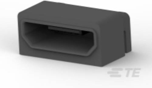 TE Connectivity Serial I/O Micro USB Connector in Schwarz - Bild 1