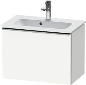 Duravit Waschtischunterschrank D-Neo Compact, Farbe: Weiss, B/T/H: 61 x 37,2 x 44 cm, wandhängend mit 1 Auszug - Bild 1