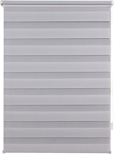 Ondeco Doppelrollo Just Klemmfix Seitenzugrollo blickdicht, Farbe: Grau, B: 140 cm, H: 160 cm - Bild 1