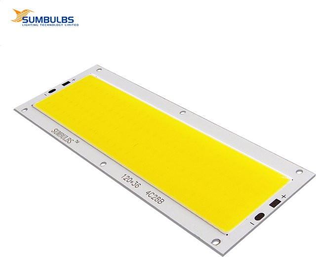 DC 12V LED COB 12W Chip Lichtquelle Streifen Lampenpanel für DIY Autolampen, B: 12 cm, H: 3,6 cm - Bild 1