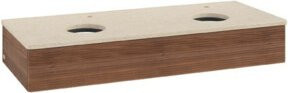 V&B Waschtischunterschrank Antao mit Frontstruktur in Weiß, B/T/H: 120 x 50 x 19 cm - Bild 1
