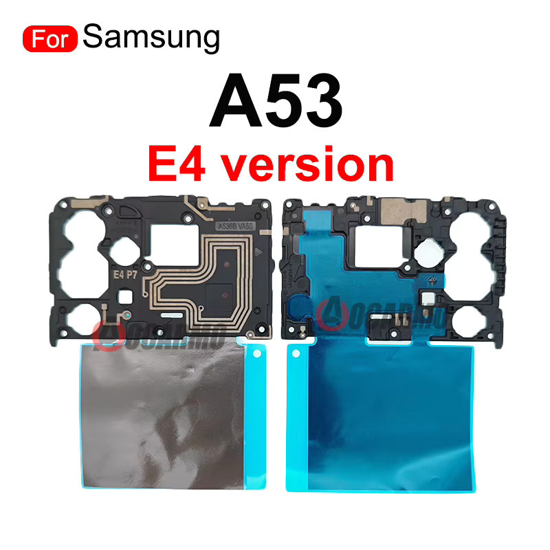 Samsung Ersatz Motherboard-Hauptplatinen-Abdeckplatte mit NFC-Flexkabel in Schwarz für Galaxy A53 A54 A33 A34 A346B A73 A71 5G - Bild 1