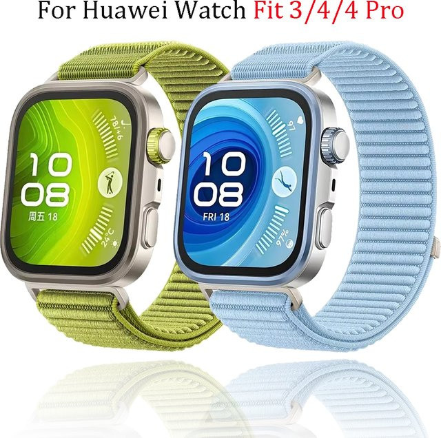 Uhrenarmband Nylon, geflochtenes Schlaufenarmband, Huawei Watch Fit 4 3 Pro, Unisex - Bild 1
