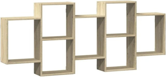 vidaXL Wandregal Sonoma-Eiche aus Holzwerkstoff B/H/T: 159 x 18 x 65 cm - Bild 1