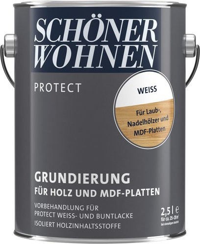 Schöner Wohnen Protect Grundierung, Weiß, Matt, 2,5 l - Bild 1