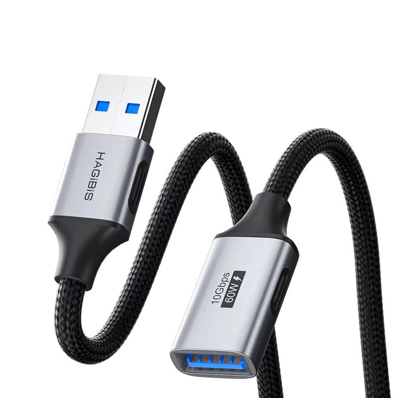 Hagibis USB 3.2 Verlängerungskabel mit geflochtenem Design für Tastatur, Maus, Drucker und Flash-Laufwerke - Bild 6