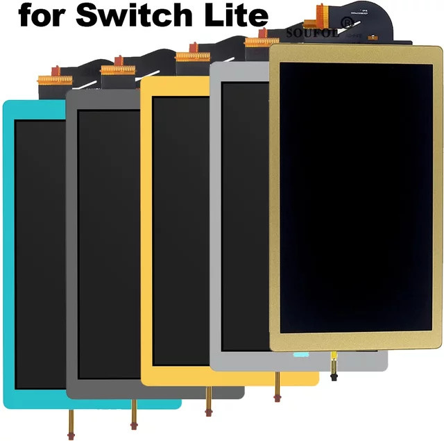 MBCHIPSTAR 2in1 LCD Display mit Touch Screen Ersatz für Nintendo Switch Lite in Weiß und Silber - Bild 1