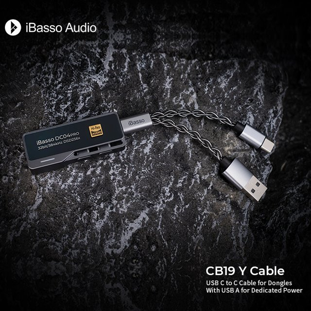 IBasso CB19 Small Tail Upgrade Audio-Adapterkabel in Silber mit unabhängiger Stromversorgung für DC03pro, DC04pro und DC-Elite - Bild 1