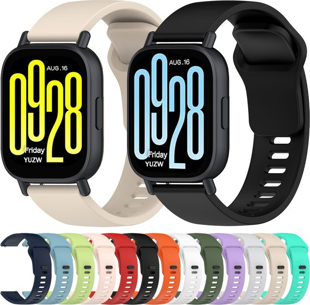 Xiaomi Uhrenarmband Silikon, 22 mm, Multicolor - Bild 1