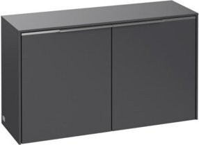 Villeroy & Boch Sideboard Subway 3.0 Wandhängend, Farbe: Graphitgrau, B/T/H: 72,8 x 42,3 x 25,6 cm - Bild 1