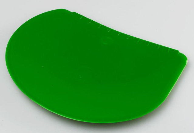 Scaritech Teigschaber halbrund aus Kunststoff, 50 Stück im Pack, Farben Blau und Grün - Bild 1