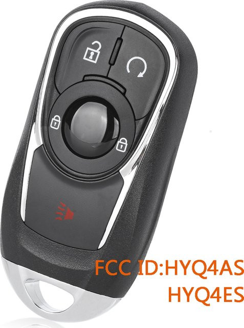 Keyecu Fernbedienungsschlüssel für Buick Enclave Encore GX Envista Regal Sportback TourX in Schwarz - Bild 1