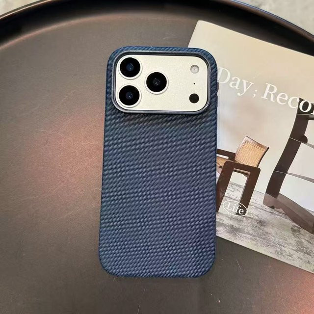 Samsung Gewebte Hülle in Blau mit MagSafe Magnetischem Schutz - Bild 1