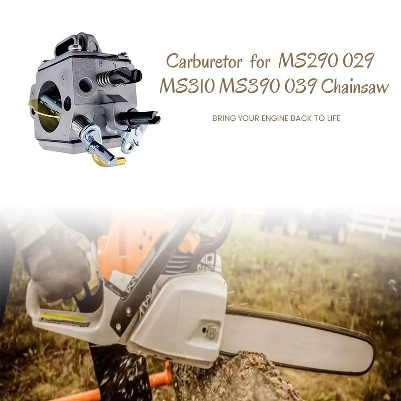 STIHL Vergaser für Kettensägen MS 290, MS 310, MS 390, MS 029, MS 039 in Silber, Ersatzteil 1127 120 0650 HD-19 - Bild 2