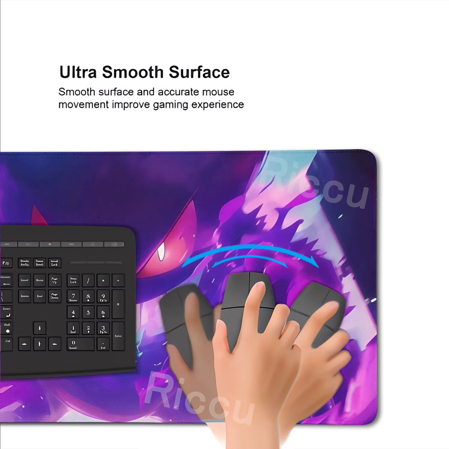 Große Gaming-Mausunterlage Potdemiel mit Anime-Design in Multicolour - Bild 2