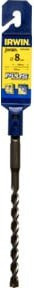 Irwin SDS-plus Hammerbohrer mit Carbide-Spitze in Silber, Durchmesser: 8 mm, Länge: 160 mm, Tiefe: 100 mm - Bild 1
