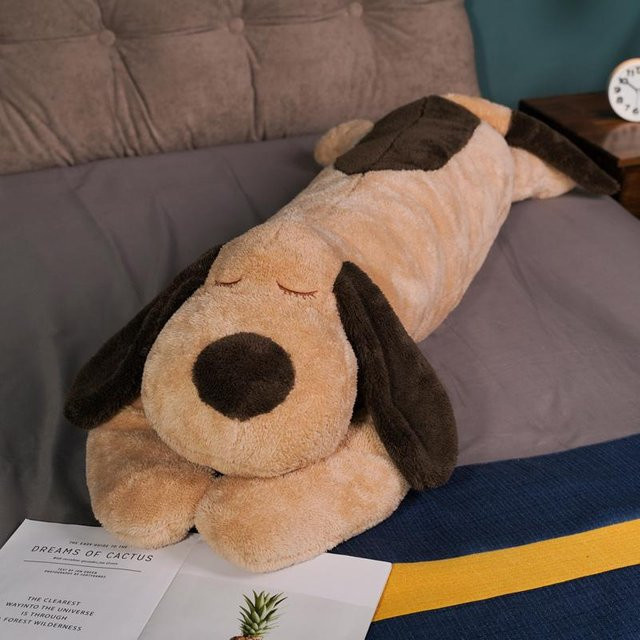 YESFEIER Hund Plüschtier, braun, 100cm - Bild 1