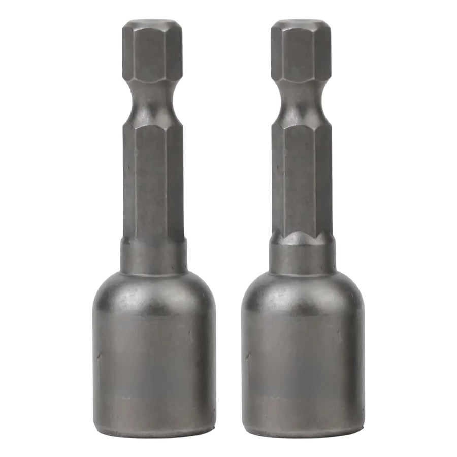 VIBRATITE 2er Set Magnetische Schlagschrauber Bits mit 1/4 Zoll Sechskantschaft, 6-13mm, Grau - Bild 4