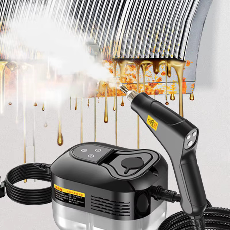 BALASHOV Tragbarer Hochdampfreiniger mit 2500 W in Grau für Haushalt, Küche und Auto - Bild 5