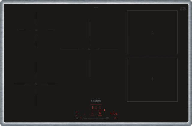Siemens iQ500 Autarkes Induktionskochfeld ED845HWB1E in Schwarz und Silber - Bild 1