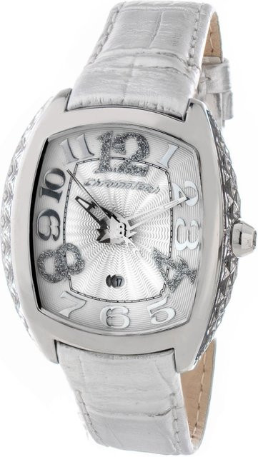 CHRONOTECH Armbanduhr, Quarz, Edelstahl, Weiß, Damen - Bild 1