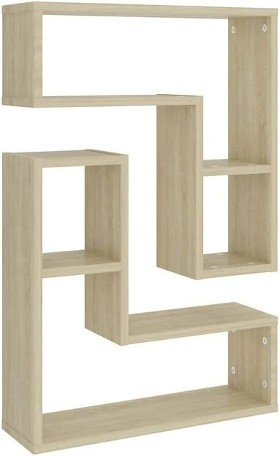 vidaXL Wandregale 2er-Set Sonoma-Eiche, modernes Design aus MDF, B/T/H: 50 x 15 x 50 cm - Bild 1