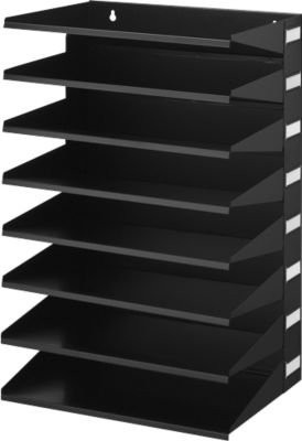 Durable Sortierablage aus Stahl für DIN A4 in Schwarz mit 8 Fächern - Bild 2