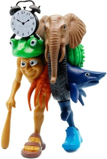 Bandai Tungtungsahur Sahur Figur Tralalero Tralala, Monster Fusion Edition, Einzelfigur - Bild 1