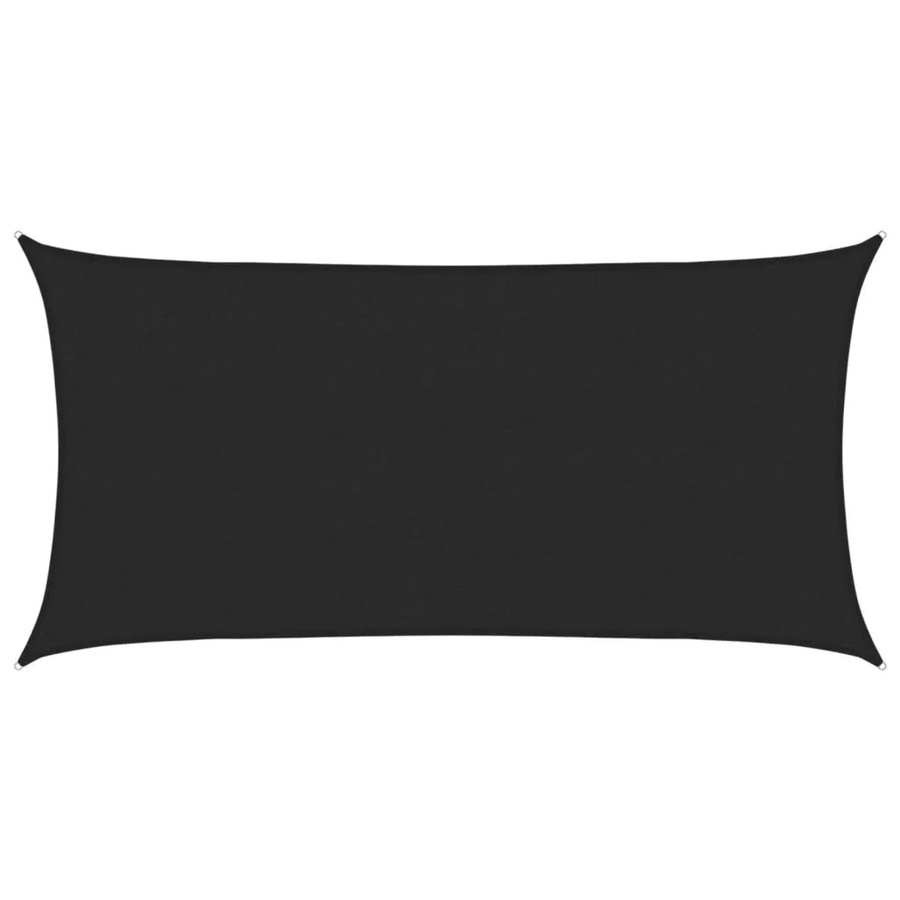 vidaXL Sonnensegel aus HDPE in Schwarz, B/B: 4,5 x 2,5 m - Bild 2