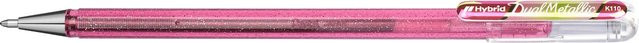 Pentel Gelstift Glitzer Dual in Rosa/Grün-Gold - Bild 1