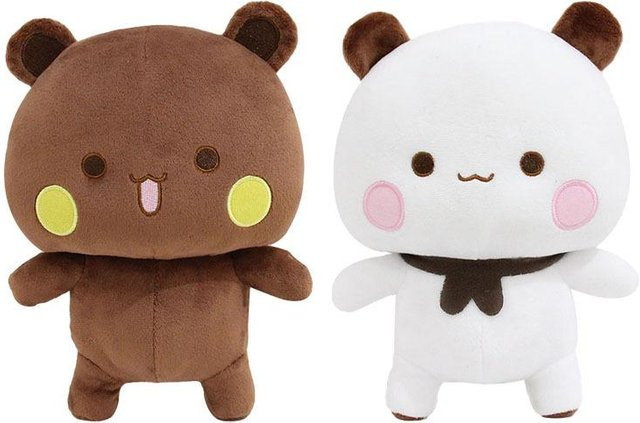 Yiran toy Bubu und Dudu Panda Plüschtier, 20cm, ab 14 Jahren - Bild 1