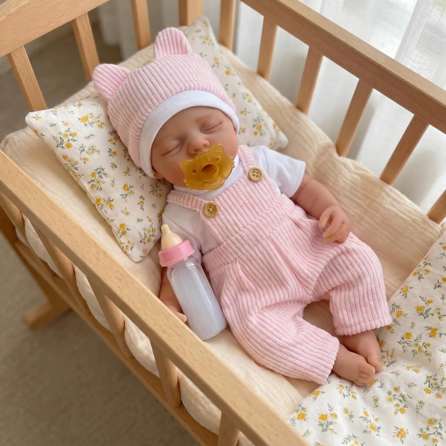 NPK Premie Baby-Puppe Irys, 12 Zoll, Silikon, mit Öffnungsfunktion - Bild 3
