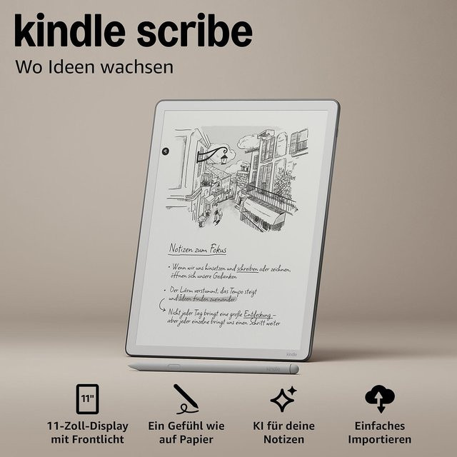Amazon Kindle Scribe eBook-Reader mit 64GB Speicher in Schwarz - Bild 2