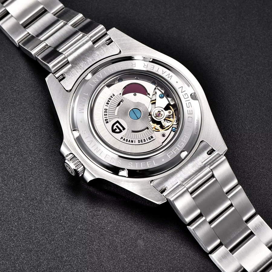 PAGANI DESIGN Automatik-Armbanduhr, Edelstahl, 42 mm, Herren - Bild 4