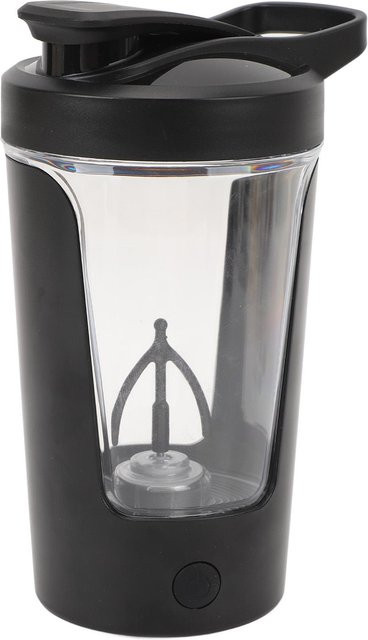 Elektrischer Mischbecher von Fishine in Grau, leise und hitzebeständig, tragbarer automatischer Rührbecher für Kaffee und Milchpulver - Bild 1
