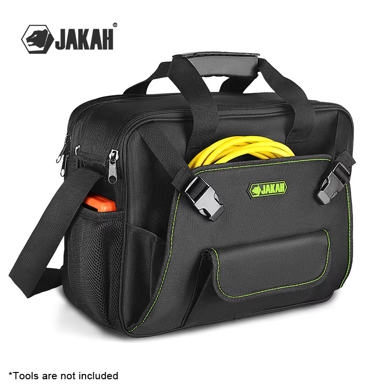 JAKAH Multifunktionale Werkzeugtasche JK-147 mit 20 Fächern in Schwarz - Bild 2