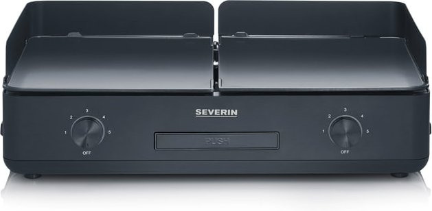 Severin 8569 Elektro Tischgrill mit 2 Grillzonen in Schwarz - Bild 1